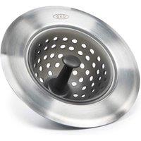 OXO Good Grips Silicone Sink Strainer Flexible Pull To Empty Kitchen Sink Drain