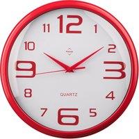 Maison by Premier Red Plastic White Face Wall Clock