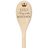 Dad King Of The Kitchen Spoon Funny Wooden Spoon