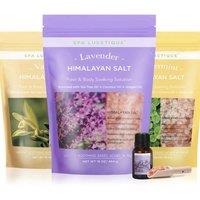 3 Pcs Bath Epsom Salts with Himalayan Bath Salt Set