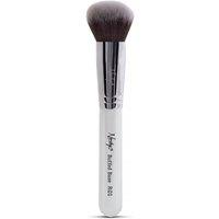 Buffed Base Round Kabuki Foundation Makeup Brush (White)