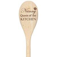 Nanny Queen Of The Kitchen Spoon Funny Wooden Spoon