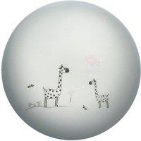 18W LED Round Ceiling Light 6500K, 1950 Lumen, Giraffe Print