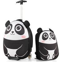 2PCS 30CM 40CM ABS Kids Suitcase Backpack Set Portable & Lightweight School Travel Luggage