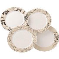 'Minimal Flora' Dinner Plates Set of 4