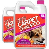 Pet Carpet Cleaning Shampoo Odour Remover 2 x 5L