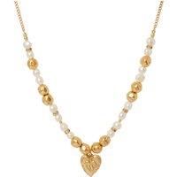 Gold 'Pearl Elegance' Real Pearl Necklace