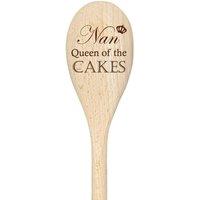 Nan Queen Of The Cakes Spoon Funny Wooden Spoon