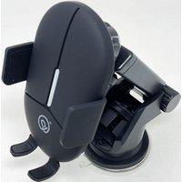 15W Wireless Car Charger Phone Holder (Auto-Clamping), Black