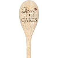 Queen Of The Cakes Spoon Funny Wooden Spoon