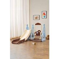 Musical Adjustable Swing and Slide Set for Kids