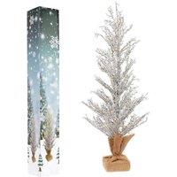 36in Pre-Lit Christmas Tree Indoor Use Battery USB Operated Warm White Light Leafless