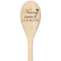 Nanny Queen Of Cooking Spoon Funny Wooden Spoon