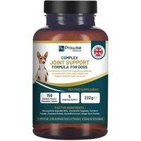 Dog Joint Support Complex Formula Expertly Formulated I 150 Chicken Flavor Chewable Tablets (5 Months Supply) I Made in the UK by Prowise Healthcare