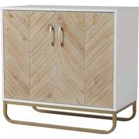 Modern Wooden Dual-Door Side Cabinet