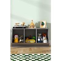 40cm H Double Layer Open Toy Clothing and Bookcase Management Cabinet