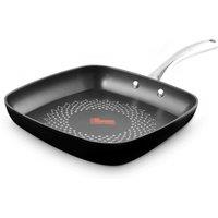 Tower SmartStart Grill Pan, Ultra Forged 26cm, Induction Safe, Non-Stick, T900307 in Black