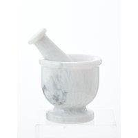 Orsina Marble Mortar & Pestle in White
