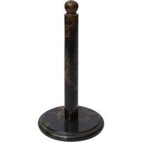 Orsina Marble Kitchen Roll Holder in Black