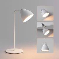 Harper Living 4 IN 1 Rechargeable Table Lamp, 360Rotate Magnetic Lamp-White in White