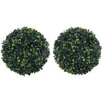 Berkfield Home Artificial Boxwood Balls 2 pcs 45 cm in Green