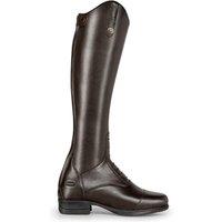 Moretta Women's Gianna Leather Long Riding Boots in Brown | Size: 5