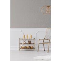 Boutique Marquise Plain Emerald Wallpaper in Beige