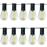 Luxform Alicante Solar Stringlight in Black