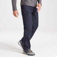 Craghoppers Men's Expert Kiwi Active Anti-Insect Zip-Off Workwear Trousers in Navy | Size: 42R