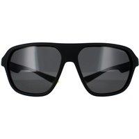 Polaroid Men's Rectangle Matte Black Yellow Grey Polarized PLD 2152/S