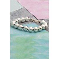 Otis Jaxon London Women's Large Sterling Silver Ball Bracelet