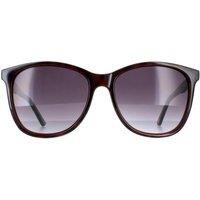 Ted Baker Women's Oval Tortoiseshell Grey Gradient TB1496 Alva in Brown