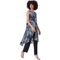 Full Length Printed Overlay Jumpsuit