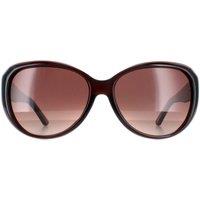 Ted Baker Women's Oval Brown Brown Gradient TB1290 Avignon