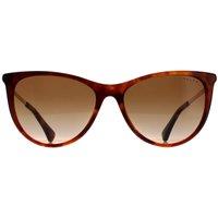 Ralph by Ralph Lauren Women's Cat Eye Shiny Havana Orange Brown Gradient RA5290
