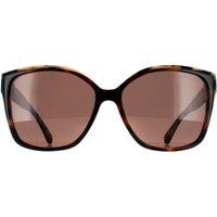 Michael Kors Women's Square Dark Tortoise & Cream Tortoise Brown MK2201 Malia