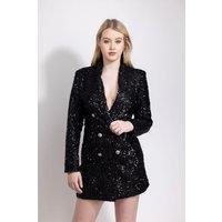 BeReal Women's 'Elinor' Blazer Dress in Black | Size: Small