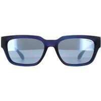 Superdry Men's Rectangle Matte Navy Silver Mirror 5004 in Blue