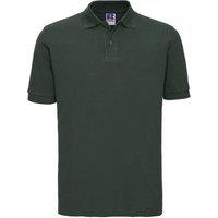 Russell Men's Classic Cotton Pique Polo Shirt in Bottle Green | Size: XL