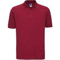 Russell Men's Classic Cotton Pique Polo Shirt in Red | Size: 2XL