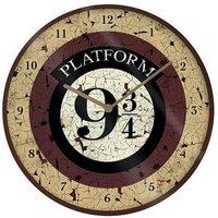 Platform Nine and Three Quarters Wall Clock