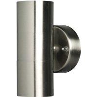 Luxform 230v Eden Wall Light Stainless Steel in Silver