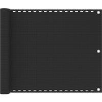 Berkfield Home Balcony Screen HDPE 75x400 cm Anthracite in Black