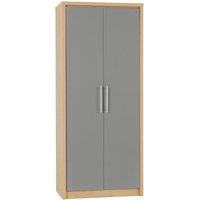 Seconique Seville 2 Door Wardrobe in Grey