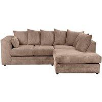 Furniture 786 Chicago Jumbo Cord 4 seater Right Hand Facing Corner Sofa in Camel