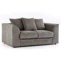 Furniture 786 Chicago Jumbo Cord 2 Seater Sofa in Grey