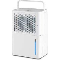 Costway 12L/D Portable Home Dehumidifier Quiet Electric Dehumidifier with 24H Timer in White
