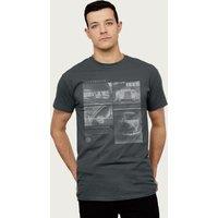 Volkswagen Men's T1 Campervan 1967 Shots T-Shirt in Charcoal | Size: Small