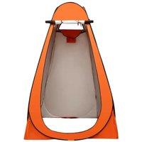 Leaper Multifunctional Portable Outdoor Camping Toilet Bath Tent in Orange | Size: Single