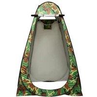 Leaper Multifunctional Portable Outdoor Camping Toilet Bath Tent in Dark Green | Size: Single